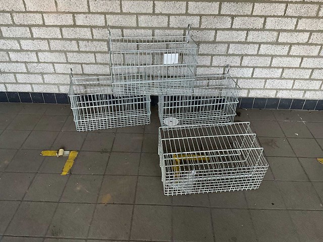 Draadmand v.v. haken 55x25x31,5cm (10x) - afbeelding 1 van  3