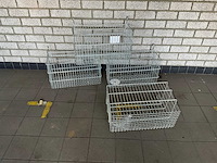 Draadmand v.v. haken 55x25x31,5cm (10x) - afbeelding 1 van  3