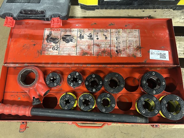 Draadsnij-ijzers met verwisselbare koppen virax - afbeelding 1 van  6