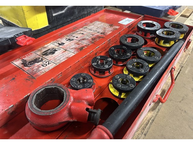 Draadsnij-ijzers met verwisselbare koppen virax - afbeelding 2 van  6