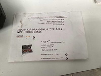 Draadsnij ijzerset, ridgid, 12-r - afbeelding 7 van  7