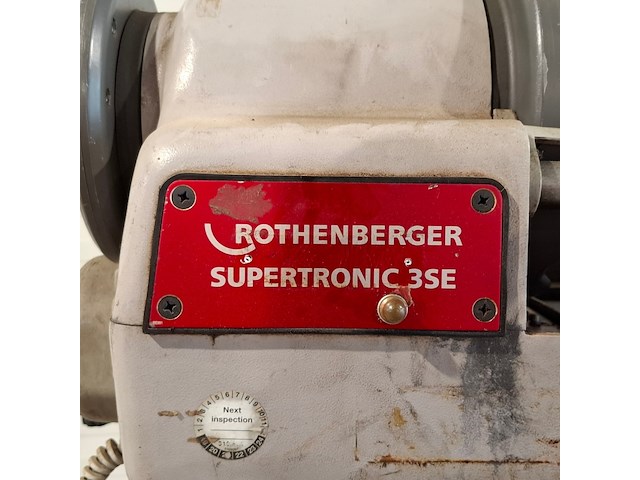 Draadsnijapparaat 3" op onderstel 230v, rothenberger, supertronic 3" se, 2019 - afbeelding 6 van  17