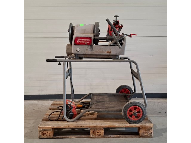 Draadsnijapparaat 3" op onderstel 230v, rothenberger, supertronic 3" se, 2019 - afbeelding 1 van  17