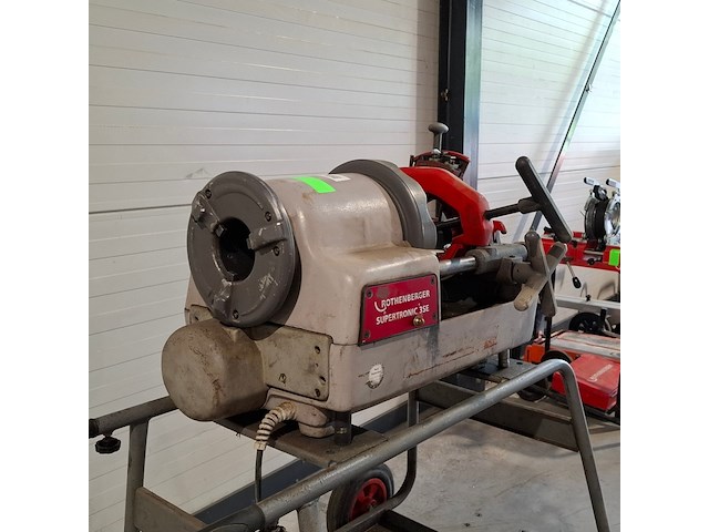 Draadsnijapparaat 3" op onderstel 230v, rothenberger, supertronic 3" se, 2019 - afbeelding 13 van  17