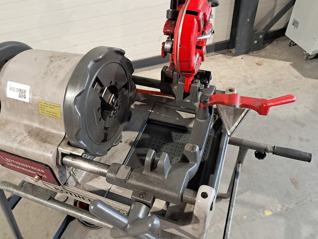 Draadsnijapparaat 3" op onderstel 230v rothenberger, supertronic 3" se, bouwjaar 2019 - afbeelding 4 van  17