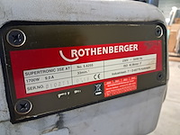 Draadsnijapparaat 3" op onderstel 230v rothenberger, supertronic 3" se, bouwjaar 2019 - afbeelding 5 van  17