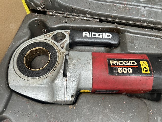 Draadsnijmachine in koffer ridgid 600 - afbeelding 3 van  5