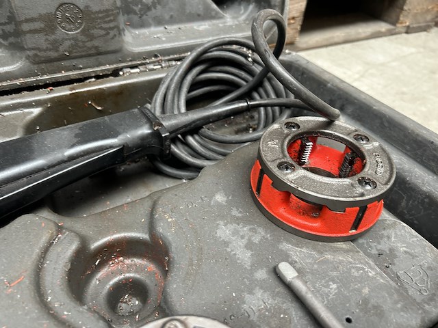 Draadsnijmachine in koffer ridgid 600 - afbeelding 5 van  5