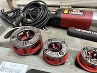 Draadsnijmachine met 5 koppen ridgid, model 600 - afbeelding 3 van  8