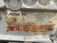 Draadsnijmachine met 5 koppen ridgid, model 600 - afbeelding 8 van  8