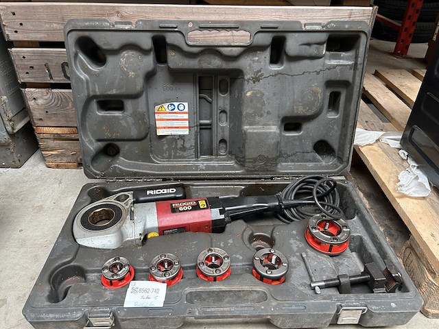 Draadsnijmachine met 5 koppen, ridgid, model 600 - afbeelding 1 van  5