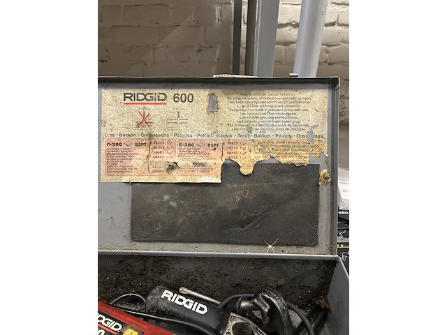 Draadsnijmachine ridgid, model 600 - afbeelding 4 van  5