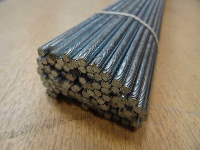 Draadstang m6 1000mm (100x) - afbeelding 2 van  2