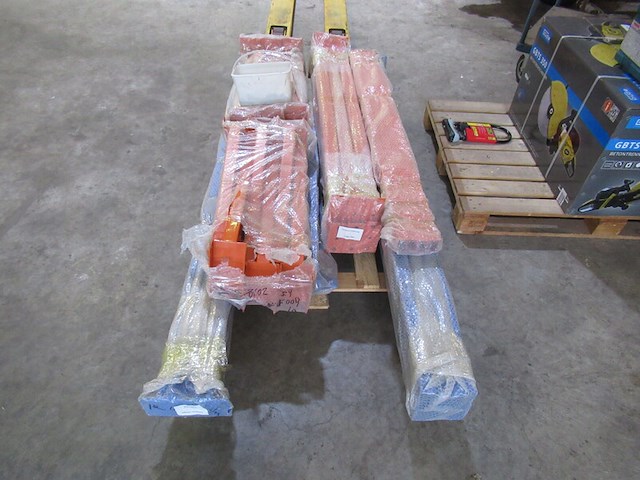 Draagarm stelling heda, 2 sectie's l ca 272 cm, blauw/oranje, bestaand model - afbeelding 6 van  6