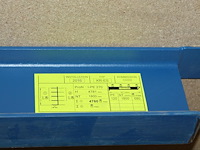 Draagarmstelling bestaande uit drie staanders met hoogte 478 cm en 21 armen met lengte 180 cm. let op! excl... - afbeelding 3 van  4