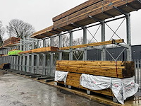 Draagarmstelling enkelzijdig 4 staanders - afbeelding 2 van  5