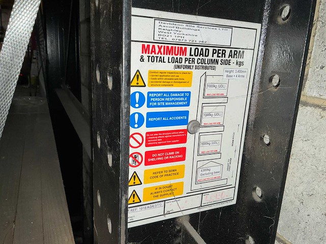 Draagarmstelling enkelzijdig 4x16 - afbeelding 9 van  13
