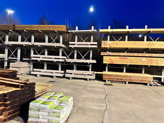 Draagarmstelling enkelzijdig 8x24 - afbeelding 1 van  9