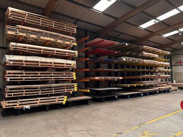 Draagarmstelling enkelzijdig met lange armen 8x48 - afbeelding 2 van  9