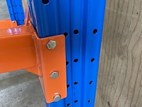 Draagarmstelling heda, 1 sectie's , blauw/oranje - afbeelding 3 van  5