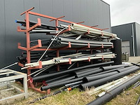 Draagarmstelling met agru en george fischer kunststof buizen - afbeelding 1 van  17