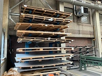 Draagarmstelling met rvs plaatmateriaal - afbeelding 2 van  8