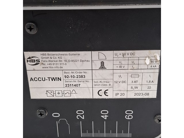 Draagbaar lasapparaat, hbs, accu-twin 2311407, 2023 - afbeelding 6 van  8