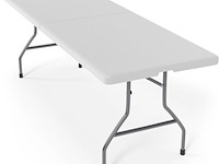 Draagbare en inklapbare tuintafel 183x76 jago - afbeelding 1 van  3