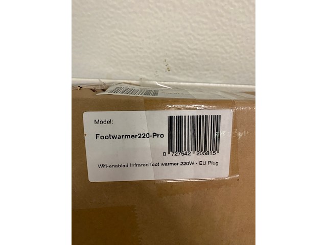 Draagbare infrarood voetverwarmer sundirect - afbeelding 5 van  6