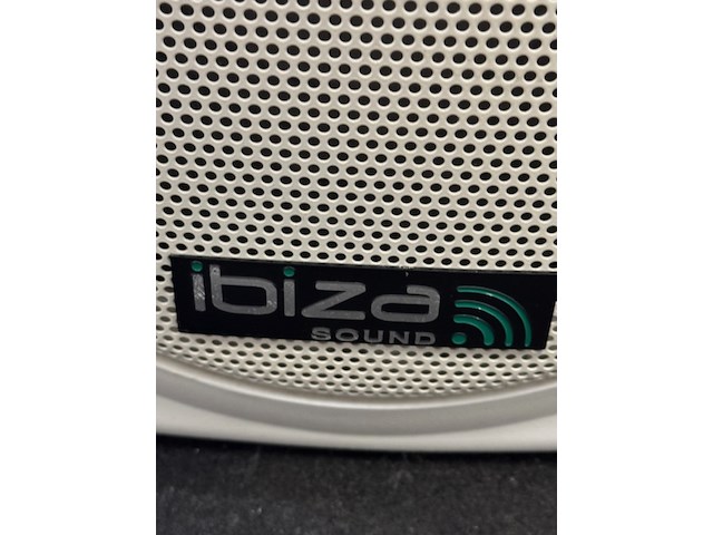 Draagbare luidspreker ibiza sound, port12vhf-bt-wh, wit - afbeelding 3 van  6