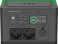 Draagbare power station schneider electric / apc, offgrid pps330-gr, zwart/groen - afbeelding 2 van  3