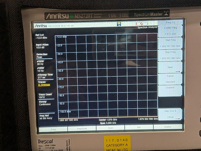 Draagbare spectrumanalysator anritsu, ms2720t, bouwjaar 2014 - afbeelding 2 van  21