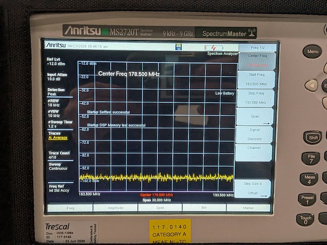 Draagbare spectrumanalysator anritsu, ms2720t, bouwjaar 2014 - afbeelding 17 van  21