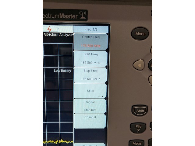 Draagbare spectrumanalysator anritsu, ms2720t, bouwjaar 2014 - afbeelding 18 van  21