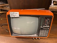 Draagbare zwart-wittelevisie, erres, 126131/14z, oranje