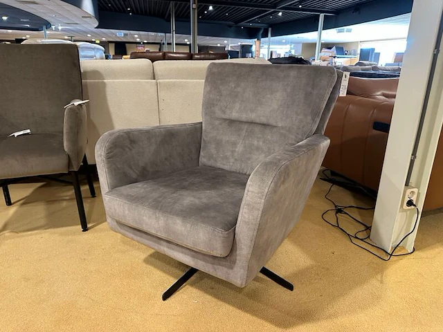 Draai fauteuil, donkergrijs - afbeelding 2 van  5