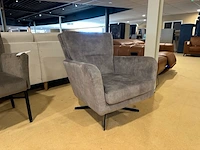Draai fauteuil, donkergrijs - afbeelding 3 van  5