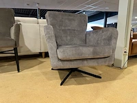 Draai fauteuil, donkergrijs - afbeelding 4 van  5