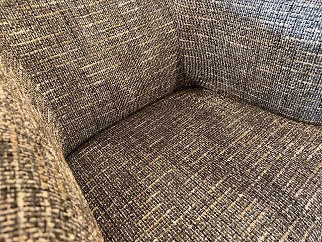 Draai fauteuil grijs/blauw - afbeelding 4 van  6