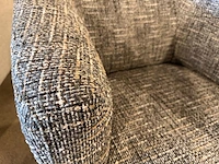 Draai fauteuil grijs/blauw - afbeelding 5 van  6