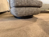 Draai fauteuil grijs/blauw - afbeelding 6 van  6