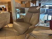 Draai fauteuil knudsen, grijs