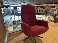 Draai fauteuil knudsen, rose / paars