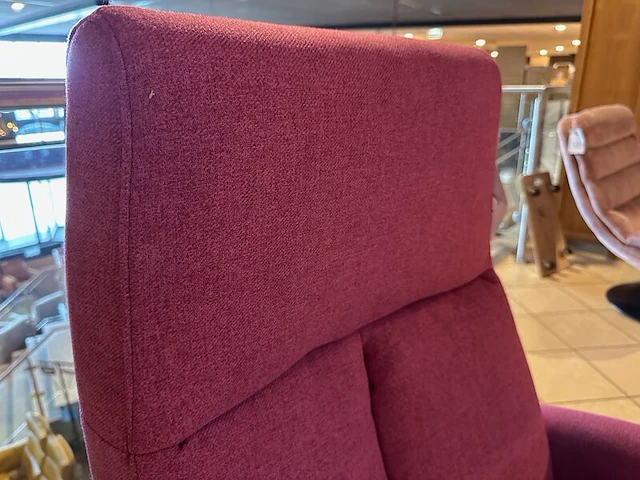Draai fauteuil knudsen, rose / paars - afbeelding 4 van  7