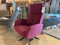 Draai fauteuil knudsen, rose / paars - afbeelding 6 van  7