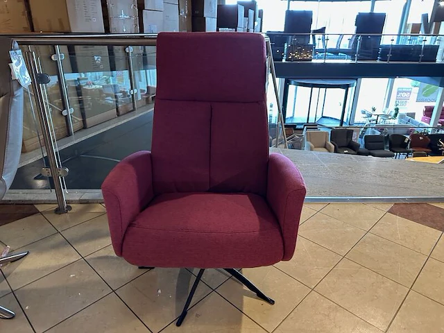 Draai fauteuil knudsen, rose / paars - afbeelding 7 van  7