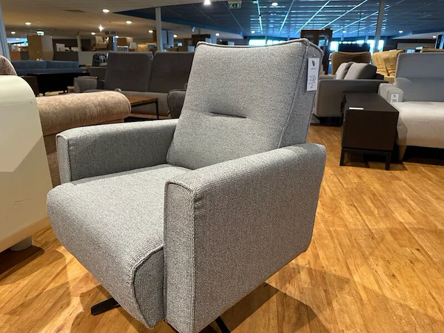 Draai fauteuil, licht grijs - afbeelding 1 van  5