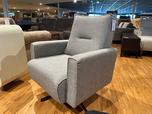 Draai fauteuil, licht grijs - afbeelding 2 van  5