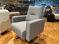 Draai fauteuil, licht grijs - afbeelding 2 van  5
