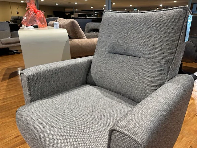 Draai fauteuil, licht grijs - afbeelding 4 van  5
